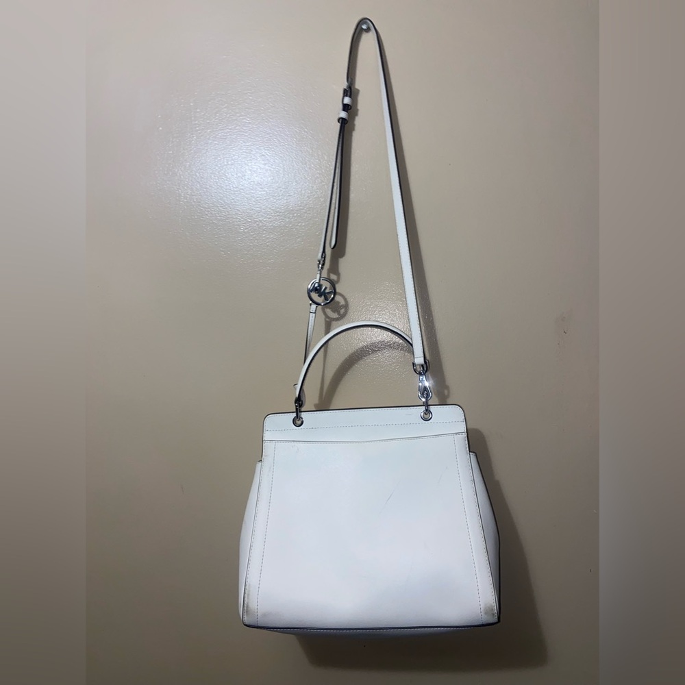 Michael Kors White Satchel Bag - Picture 2 of 4